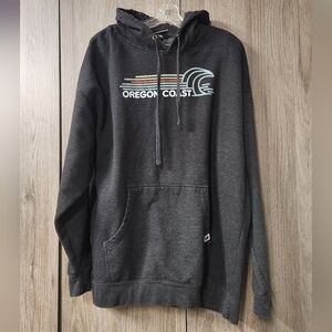 Oregon Coastl Hoodie XXL Charcoal Gray Karagaroo Pocket